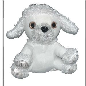 Winkeez ALICIA the White Poodle Dog 7" MVP Plush Stuffed Animal